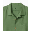 Tommy Bahama Men's IslandZone Coastal Breeze Check Camp Shirt - Elm Green