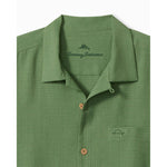 Tommy Bahama Men's IslandZone Coastal Breeze Check Camp Shirt - Elm Green