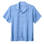 Tommy Bahama Tropic Isles Camp Shirt - New Blue Opal