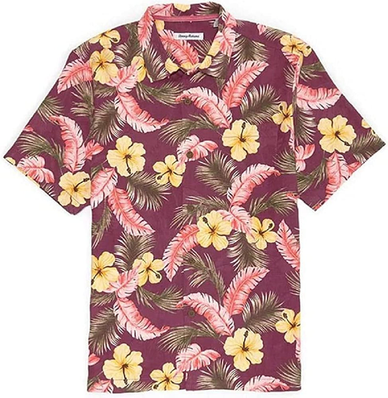 Tommy Bahama Brighton Blooms Camp Shirt - Dark Reserve