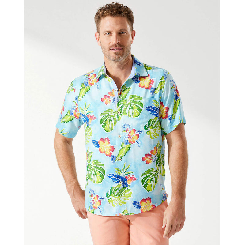 Tommy Bahama Fiesta Keys Camp Shirt - Blue Crush