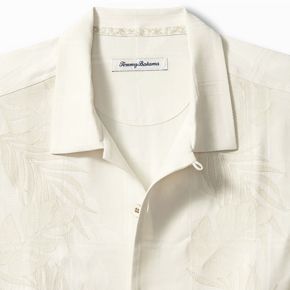 Tommy Bahama Bali Border Silk Camp Shirt, Continental