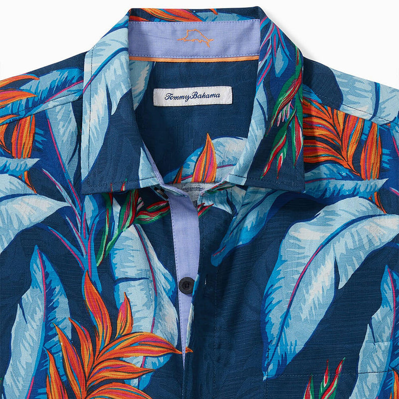Tommy Bahama Hot Tropics Camp Shirt - Bering Blue