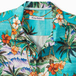 Tommy Bahama Islandzone Isla Palmetta Camp Shirt - Pool Party Blue