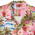 Tommy Bahama Islandzone Isla Palmetta Camp Shirt - Rose Rococo