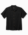 TBLV Tommy Bahama Mens Original Sample New Year Disco Camp Shirt - Black