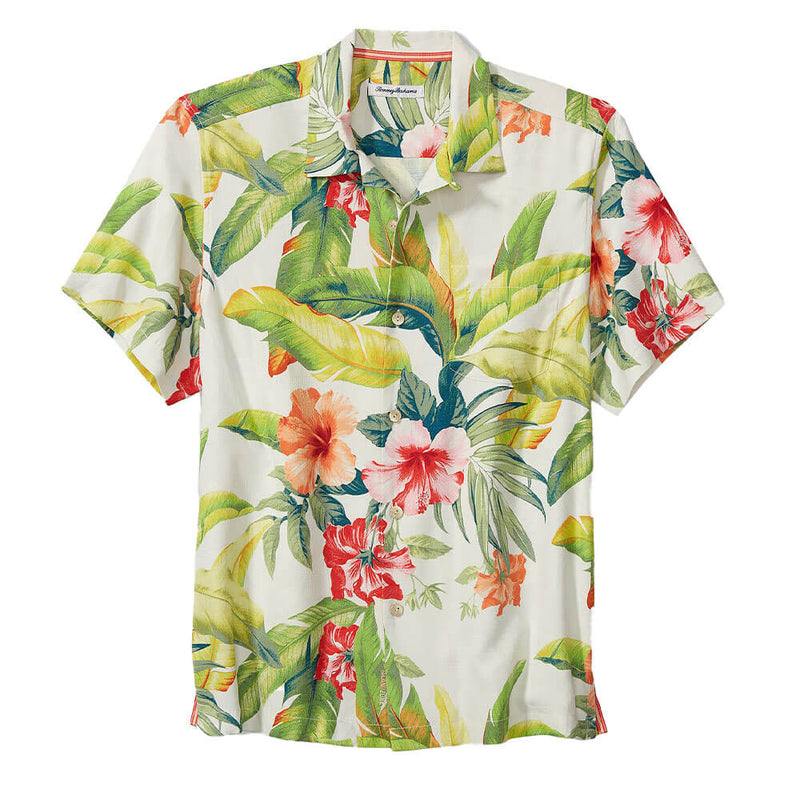 Tommy Bahama Daybreak Hibiscus Camp Shirt - Continental
