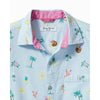 Tommy Bahama Nova Wave Surfs Up Camp Shirt - Dew Drop