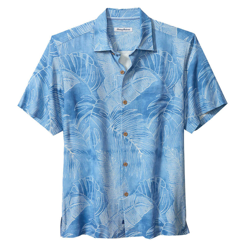 Tommy Bahama Vine Lines Camp Shirt - Linen Sky