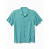 Tommy Bahama Big & Tall Retro Lounge Camp Shirt - Como Blue