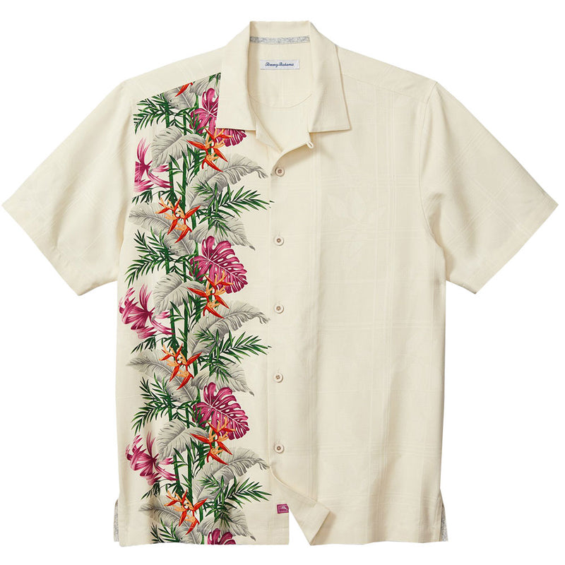 Tommy Bahama Bloom Terrace Camp Shirt - Vanilla Ice