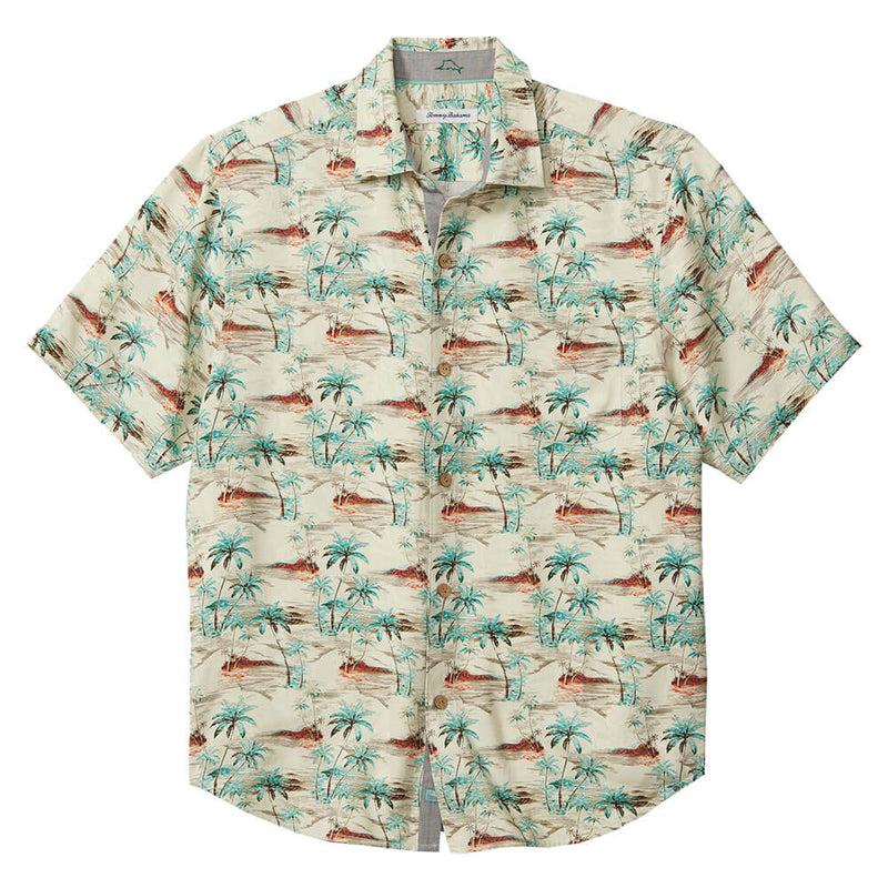 Tommy Bahama Oceanic Oasis Camp Shirt - Vetiver