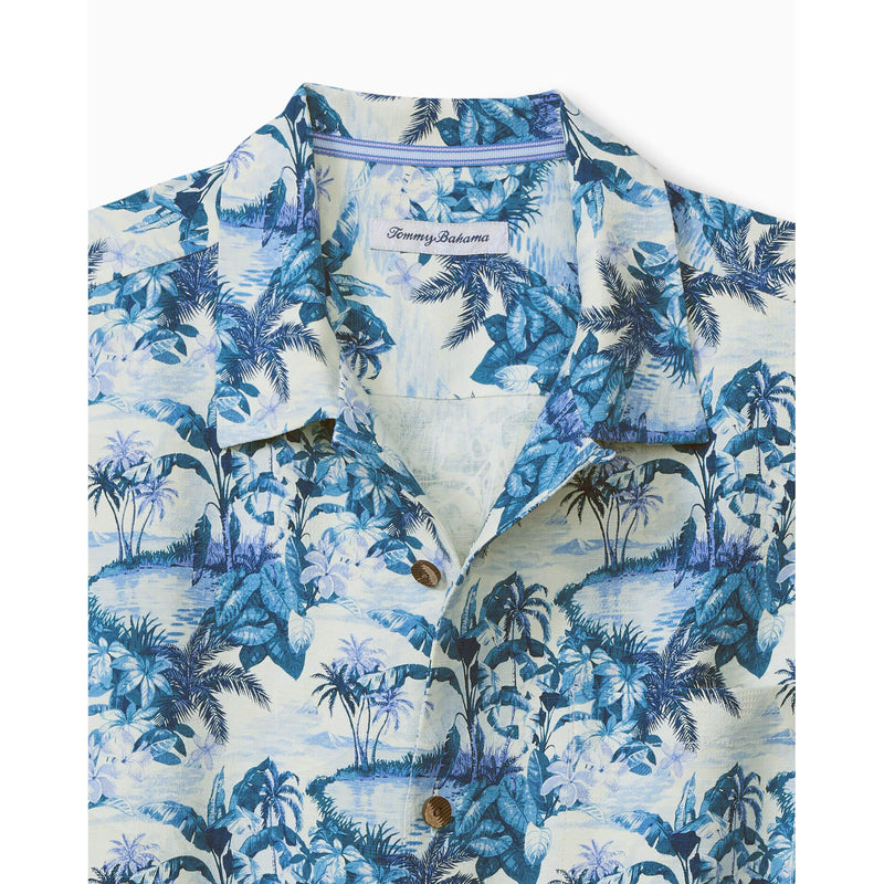 Tommy Bahama Hidden Horizons Camp Shirt - Myka Blue