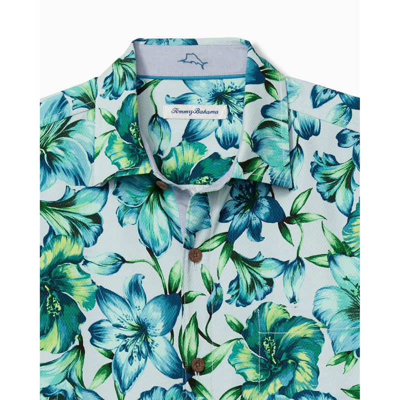 Tommy Bahama Hibiscus Hideaway Camp Shirt - Playa Azul