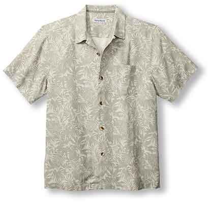 Tommy Bahama Palm Haven Camp Shirt - Old Stone