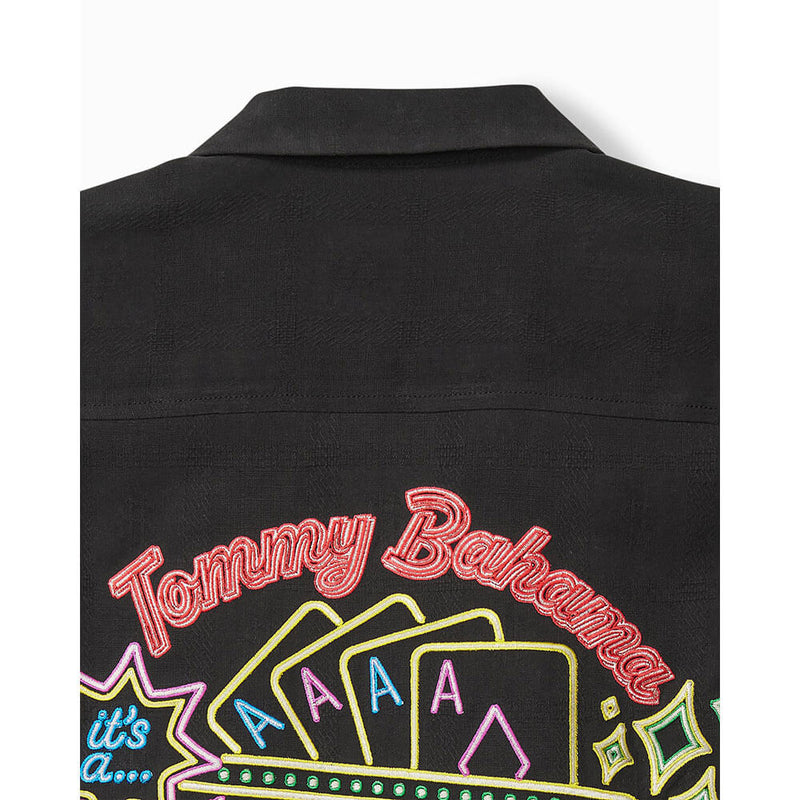 Tommy Bahama Vegas State Of Mind Camp Shirt - Black