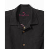 TBLV Tommy Bahama Mens Original Sample Sip Back And Relax Camp Shirt - Black
