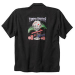 TBLV Tommy Bahama Mens Original Sample Drinking Doubles Camp Shirt - Black