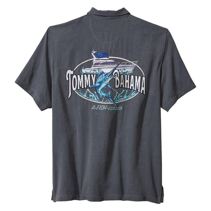 Tommy Bahama A-Fish-Iando Camp Shirt - Dark Sterling