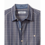 Tommy Bahama IslandZone Coconut Point Samba Stripe Camp Shirt - Island Navy