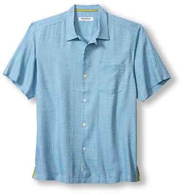 Tommy Bahama IslandZone Coconut Point Prismatic Check Camp Shirt - Greek Harbor