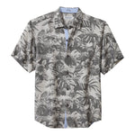 Tommy Bahama IslandZone Coconut Point Ocean Escape Camp Shirt - Summer Grey