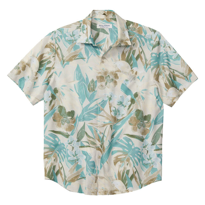 Tommy Bahama IslandZone Bahama IslandZone Coast Jungle Haven Camp Shirt - Warm Mist