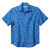 Tommy Bahama IslandZone Bahama IslandZone Coast Monte Rio Geo Camp Shirt - Cabo Blue