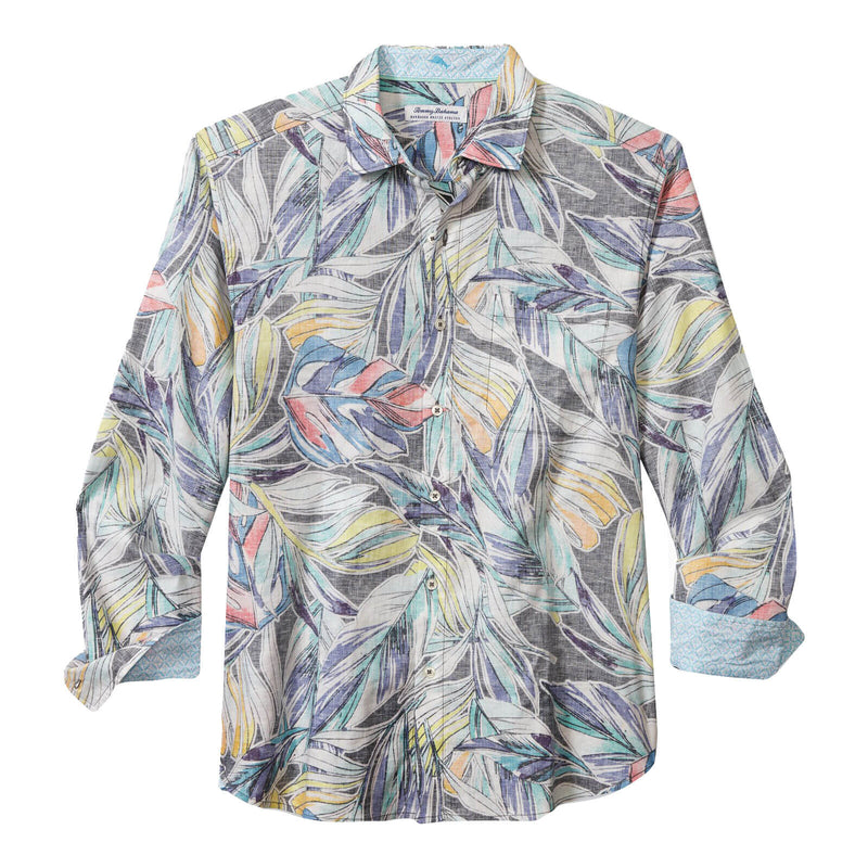 Tommy Bahama Barbados Breeze Lux Vines Sport Shirt - Kohala Teal