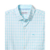 Tommy Bahama Men's IslandZone Sarasota Stretch Nuevo Check Sport Shirt - Aqua Mist