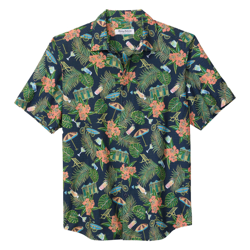 Tommy Bahama Men's Bahama Coast Cabana Freeze Camp Shirt - Island Navy