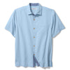 Tommy Bahama Men's IslandZone Coastal Ease Costa Check Camp Shirt - Vacation Blue