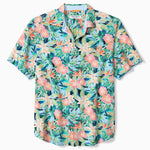 Tommy Bahama Men's Nova Wave Jungle Party Camp Shirt - Victoria Blue