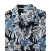 Tommy Bahama Men's Ravello Blooms Silk Camp Shirt - Matte Black