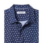 Tommy Bahama Men's IslandZone Bahama Coast Deco Palms Camp Shirt - Bering Blue