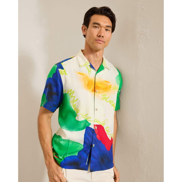 Tommy Bahama Men's Artist Series Penney Blooms Silk Camp Shirt in
