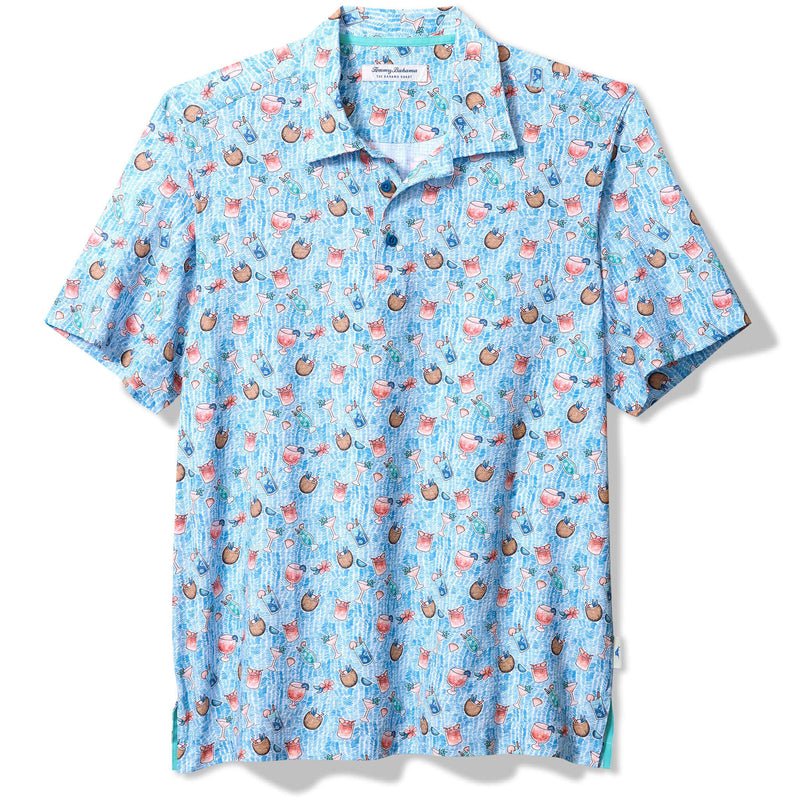 Tommy Bahama Men's Bahama Coast Coconut Cove Camp Shirt - Blue Whisper