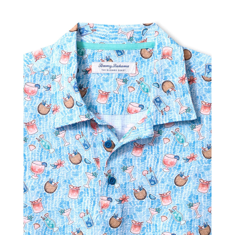 Tommy Bahama Men's Bahama Coast Coconut Cove Camp Shirt - Blue Whisper