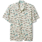 Tommy Bahama Men's Casablanco Silk Camp Shirt - Coconut Cream
