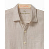 Tommy Bahama Men's Paradise Breezer Long Sleeve Linen Sport Shirt - Natural*