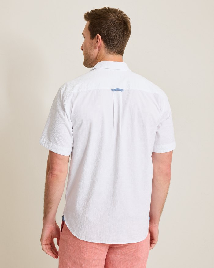 Tommy Bahama Men's Nova Wave Camp Shirt - White