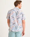 Tommy Bahama Men's IslandZone Bahama Coast Tropic Tango Camp Shirt - Bright White