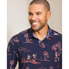 Tommy Bahama Men's Disney Barbeque Blastoff Camp Shirt - Kingdom Blue