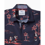 Tommy Bahama Men's Disney Barbeque Blastoff Camp Shirt - Kingdom Blue
