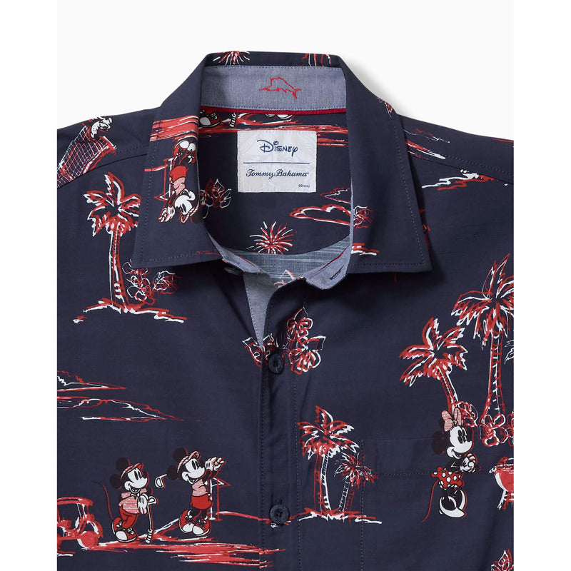 Tommy Bahama Men's Disney Barbeque Blastoff Camp Shirt - Kingdom Blue