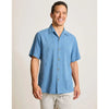 Tommy Bahama Men's Maui Border Silk Camp Shirt - Buccaneer Blue