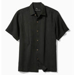 Tommy Bahama Men's Maui Border Silk Camp Shirt - Black