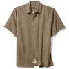 Tommy Bahama Men's Big & Tall Maui Border Silk Camp Shirt - Soft Brown