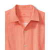 Tommy Bahama Men's Maui Border Silk Camp Shirt - Bright Peach