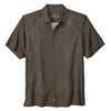 Tommy Bahama Men's Maui Border Silk Camp Shirt - Tapenade